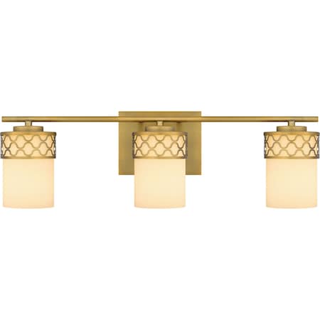 Quoizel Tenley Bath 3 Lights Aged Brass TEN8624AB